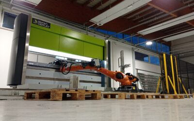 CELLA ROBOTIZZATA DI PIEGATURA: SAFAN-DARLEY 200-4100 e ROBOT 90kg